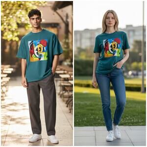 Mickey Mouse Disney Parks Artist Series T-Shirt By Dave Keefer Abstract Unisex